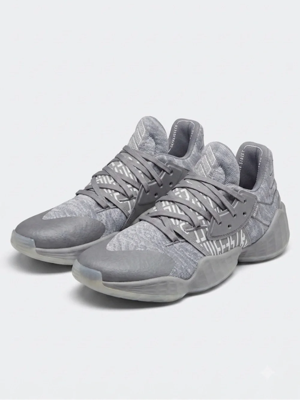 Adidas Harden Vol 4 Size 14 Grey EH2412 Basketball